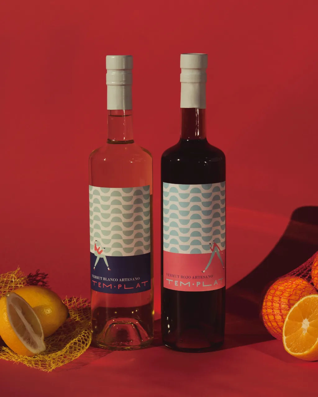 Vermut TEMPLAT Rojo y Blanco artesanos, naturales y de km0. Elaborados en Valencia